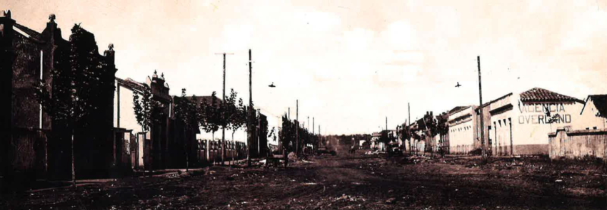 Rua Dom Aquino em 1935.